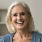 Older woman smiling