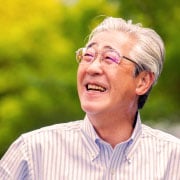 Older gentleman wearing glasses